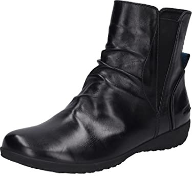 Josef Seibel Damen Chelsea Boots Naly 66, Frauen Stiefeletten,Weite G (Normal),halbstiefel,Kurzstiefel,uebergangsschuhe,schwarz,40 EU