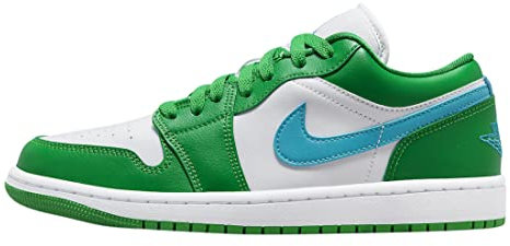 jordan Air 1 Low Donna Lucky Green/White/Aquatone DC0774 304 - Taglia 42, Verde fortunato/bianco/acquatone, 41 EU