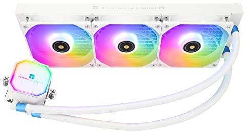Thermalright Frozen Prism 360 White ARGB CPU Water Cooler with Dual PWM Fan, Water Pump Speed is 3300RPM, S-FDB Bearing, for AMD AM4/AM5, Intel LGA1150/1155/1200/1700/2011 (White ARGB)