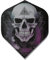 US Darts Alchemy Silver VOILD Skull Standard-Dart-Flights, 100 Mikron, 3 Sets (9 Flights)
