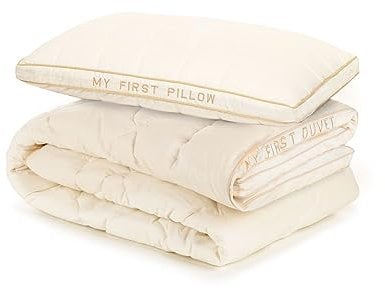 Vitapur Kinderkissen 40x60 und Decke 140x200 Set I Ab 1 Jahr geeignet I Soft, Gesund und Hypoallergen I Für alle Schlafpositionen I Nach Ökotex-100 Zertifiziert - Für den ungestörten Kinderschlaf!