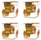 pajoma® Duftkerze 4er Set, Butterspekulatius - im satinierten Glas | 4x 120g Wachsgewicht, Brenndauer: 25 Stunden, in edler Geschenkverpackung | Premium Qualität