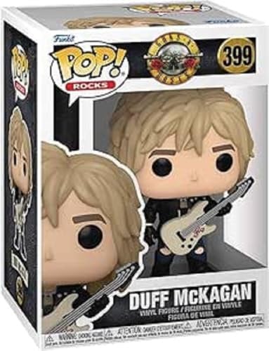 Funko Pop! Rocks: GnR - Duff Mckagan McKagan - (1980's) - Guns N Roses - Figura in Vinile da Collezione - Idea Regalo - Merchandising Ufficiale - Giocattoli per Bambini e Adulti - Music Fans