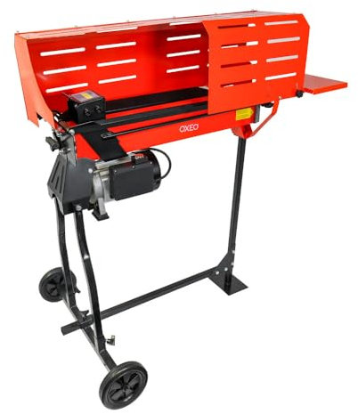 Fendeur de bûche hydraulique 7T horizontal - avec support - Moteur 2300W - Longueur de fendage 52cm - 2 roues - Fendeuse à bois