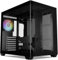 Vetroo AL900 ATX Computer PC Case 270° Full View Tempered Glass Pre-Installed ARGB & PWM FDB Fan in Rear 360mm Radiator Support High-Air flow Perforated Up to 10 fans Support for 40 Series GPUs -Black