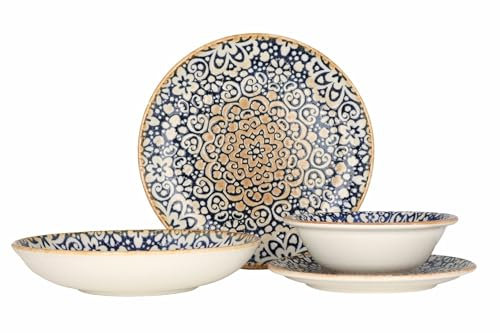 Bonna Geschirrset (Small) - Alhambra - 24 teilig - 6 Personen - Porzellan