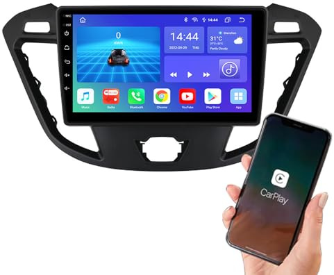 Android 13 Autoradio,Drahtloses Carplay Android Auto,DSP+, Eingebauter DVD-Player,Kompatibel mit Ford Transit tourneo Custom Jumbo Kasten V363 F150 F250 F350 V636 MK8 2012-2020 Van,9 Zoll Touchscreen