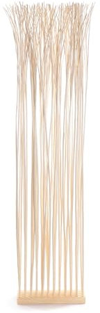 DESIGN DELIGHTS RAUMTEILER Slim | Weidenholz, 170x40cm | Zweige Paravent, Raumtrenner, Stellwand, Trennwand, Ankleide Sichtschutz, Äste Trennschutz | Farbe: geblichen