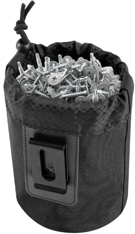 Werkzeugtasche,Tischler-Nagelgürtel, Nageltasche, Nagelschrauben-Arbeitstasche, kleine Ledertasche für den BAU, Holzbearbeitung
