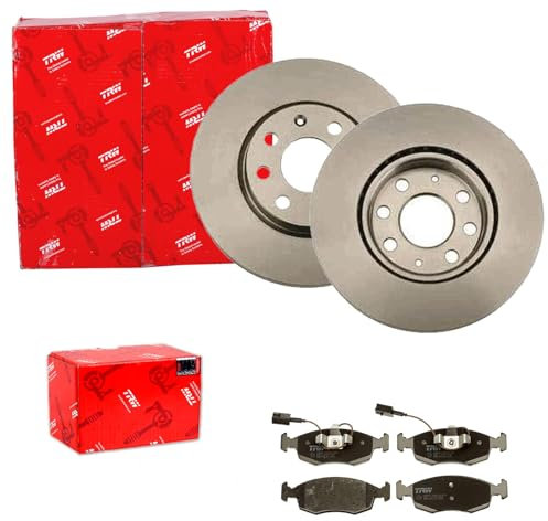 TRW Bremsscheiben 257mm + Beläge vorne passend für Punto + EVO 199