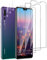 QZJinch 3+3 Piezas,Protector Pantalla para HUAWEI P20 Pro,Bordes curvos 2.5D,Ultra Transparente,Antiarañazos, Antihuellas,Sin Burbujas, Dureza 9H
