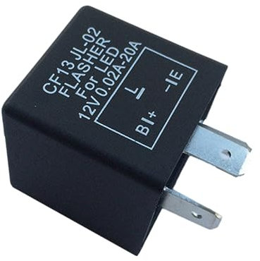 PartyKindom 3 Pin Unverstellbares CF13 JL02 Blinker Relais Für Auto Hyper Flash Blinklicht Signal Für Rücklicht Und Blinker