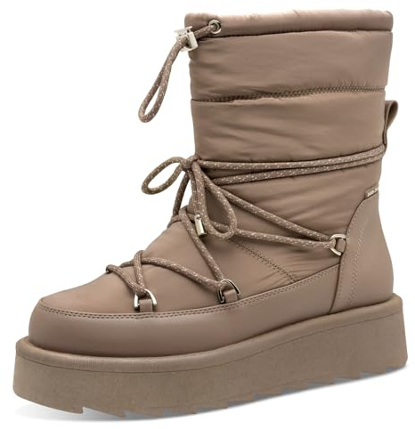 Tamaris Damen WL Lace Boot 1-26846-45, Stivali da Neve Donna, Talpa, 38 EU