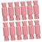 FOMIYES 12 Stück DIY Lippenstift Lip Glaze Tube Lipgloss Feuerlöscher Flaschen Feuchtigkeitsspendender Schaum Lipgloss Leere Tuben Dosen Spülsystem Dewy Liner Candy Glossy Plüsch Vakuum