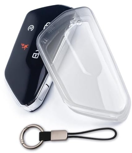 Schlüsselanhänger Schutzhülle Hülle Kompatibel für VW ID3 ID4 MK8 Golf 8 GTI Skoda Octavia Zubehör Schlüsselloser Schlüssel Shell Tasche Halter Schlüsselring