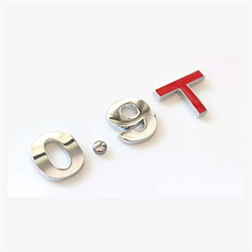 WEHOMY Car Tail Rear Trunk 3D Letters Metal Stickers Displacement Number Refit Sticker For Fortwo Forfour Universal Accessories