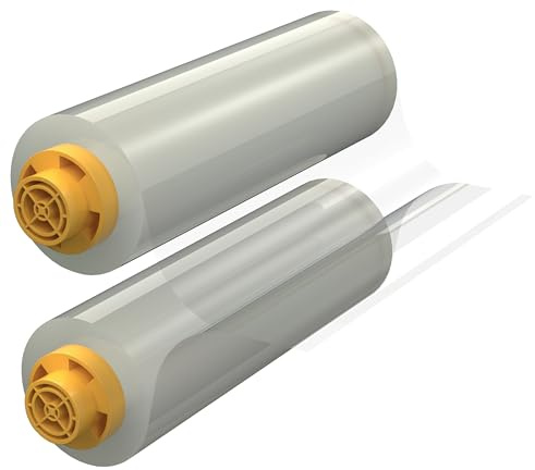GBC Velocity Transparente Laminierfolienrolle 125 Mikron Glanz - 229 Meter Hochglanz-Laminierfolie für bis zu 70 A4 Laminierblätter - Einfaches Einlegen 4410079