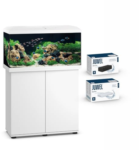 JUWEL Aquarium Primo 110 LED 2.0 Kombination Weiß Premium-Bundle