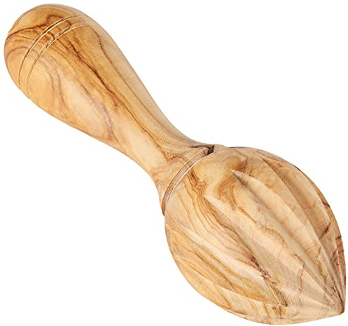 Naturally Med - Utensils and Servers Exprimidor de limón y cítricos de Madera de Olivo