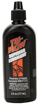 Tri-Flow TF0021060 droppflaska för överlägsen smörjmedel- 170 g | Triflow överlägsen cykelsmörjmedel – alla väder 6 oz droppkedja smörjmedel