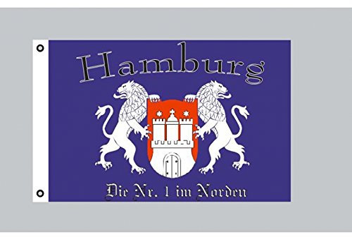 Everflag Flagge 90 x 150 : Hamburg Norden
