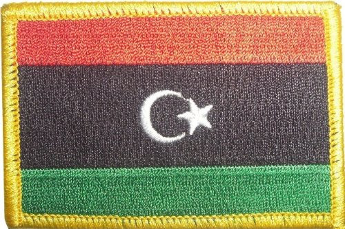 Libyen Lybien alt Aufbügler Aufnäher Patch ca. 8 x 5,5cm - FRIP –Versand®