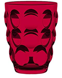 Italesse Copo Bolle Tumbler Cc340 Vermelho
