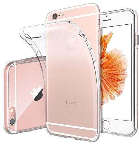 Conie LC1671 Liquid Crystal Kompatibel mit iPhone 6 / 6S, Transparent Silikon Schutzhülle Bumper Case HD Clear rutschfest Cover für iPhone 6S iPhone 6 Handyhülle Durchsichtig