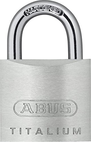 ABUS Cadenas 54TI/40 TITALIUM - Lot de 3 - Cadenas léger en aluminium avec anse en acier trempé - Double verrouillage de l'anse - de sécurité 3