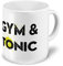 printplanet XXL Riesen-Tasse mit Spruch: Gym & Tonic - Kaffeebecher, Sprüchebecher Becher, Mug