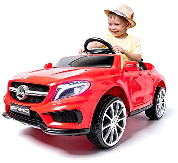 ATAA Mercedes GLA 12v Voiture électrique pour Enfant avec Télécommande- Rouge