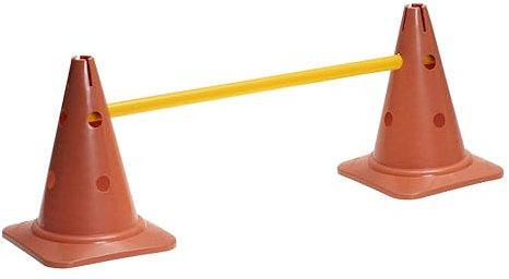 Betzold Sport - Hürden-Set - Kegel inkl. Stange, für Parcours und Bewegungsspiele