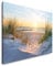 Paul Sinus Art Sonnenuntergang an der Ostsee 60 x 90 cm Inspirierende Fotokunst in Museums-Qualität für Ihr Zuhause als Wandbild auf Leinwand in