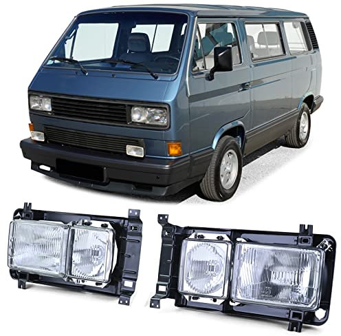 Rechteck Scheinwerfer Doppelscheinwerfer Paar für VW T2 T3 79-92