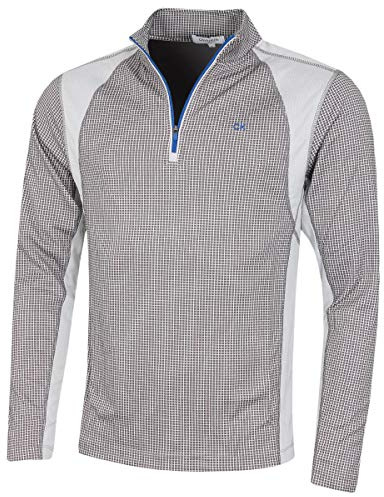 Calvin Klein Homme 2026 Micro Grid Midlayer Golf 1/2 Zip