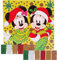 Disney Decora la Tua Scena Natalizia (Adesivi Inclusi) - Minnie e Topolino - Artigianato Artistico