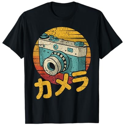 Retro Japanese Analog SLR Vintage Film DSLR Photo Camera T-Shirt