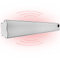 Klarstein Chauffage Electrique à Infrarouge, Chauffage de Jardin 2400W, App Smart WiFi, Télécommande, Minuterie, Affichage LED, Chauffage Exterieur Terrasse IP44, Chauffage d'Appoint Econome Sans CO2