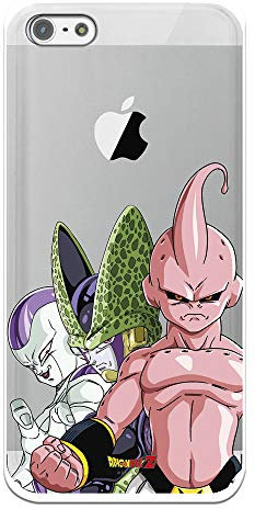 iPhone 5-5S Case - SE Official Dragon Ball Dragon Ball Z Villains to Protect Your Mobile Phone Flexible Silicone Case Officially Licensed by Dragon Ball