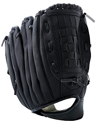 Rayline Baseball Handschuh 115 Baseball Glove grau schwarz Softballhandschuh Größe 11,5 Zoll Kinder und Erwachsene Sport Training