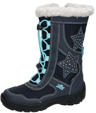 Lico Mädchen Winterboots Winterboot Cathrin, Marine/Türkis, 33 EU