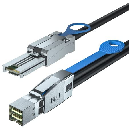 10Gtek® External Mini SAS HD SFF-8644 zu Mini SAS SFF-8088 Hybrid Kabel, 4-Meter(13.2ft)