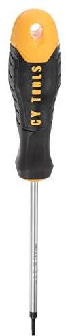 sourcing map Triangle Screwdriver 2mm Magnetic Triangular Screw Driver 4 CR-V Steel Shaft Anti-Slip Handle for Home Automotive General Repair