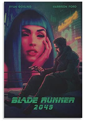 Filmposter Blade Runner 2049 Surrealismus-Poster (6) Leinwand-Kunstdrucke für Wanddekoration, Raumdekoration, Schlafzimmerdekoration, Geschenke, Poster, 40 x 60 cm, ohne Rahmen