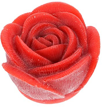 LABRIMP Led Rose Geschenk-Rose Leuchtende Blume Bloom Beleuchtung Led Echtwachs Kerze Teelichter Wasserdicht Schwimmende