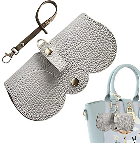 Moslalo Sonnenbrille Tasche aus weichem Leder | Tragbares schlankes Brillenetui | Weiche Sonnenbrille Halter Beutel | Brillen-Reiseetui für Damen und Herren