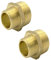 2 Stück Reduzierung 3/8 Auf 1/2, Adapter 1/2 Auf 3/8, 1/2 Zoll auf 3/8 Zoll Adapter, 1/2 Zoll Schlauchanschluss, Reduzierstück 1/2 Zoll auf 3/8 Zoll, für Wasserrohr-Reduzierstücke (16 x 20 mm)