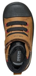 Geox B Gisli Boy C, Scarpe da Ginnastica Bimbo 0-24, Marrone, 21 EU
