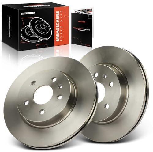 Frankberg Juego de discos de freno para eje trasero izquierdo y derecho, compatible con Insignia A G09 1.4L 2011-2017 9-5 YS3G 1.6L 2010-2012 Camaro 2.0L 2016-2023 Replace# 13502199