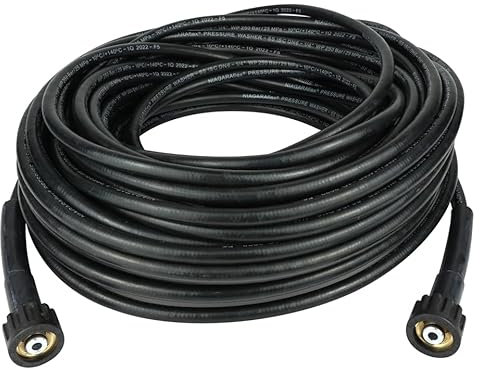 Profi Hochdruckschlauch | für Kärcher Kränzle Hochdruckreiniger | bis 250 bar | 20m Länge 6DN/6,4mm | flexibel und witterungsbeständig | M22x1,5 IG x M22x1,5 IG | Schlauch